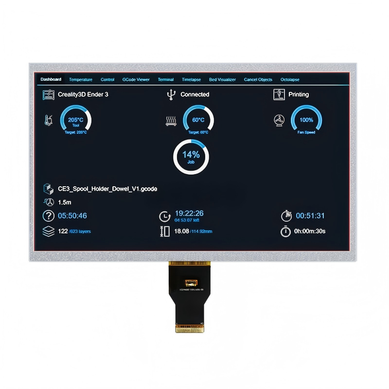 Sunlight readable 10.1 inch IPS 1024x600 LCD display(HC101IK50050-A86)