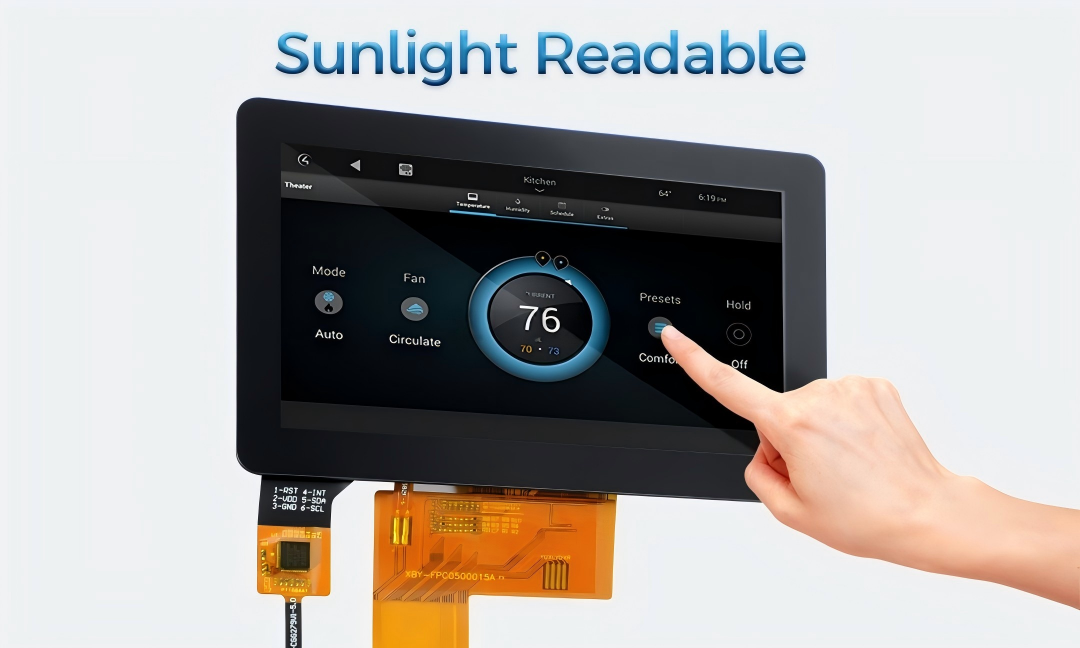 High Brightness LCD Touch Screen