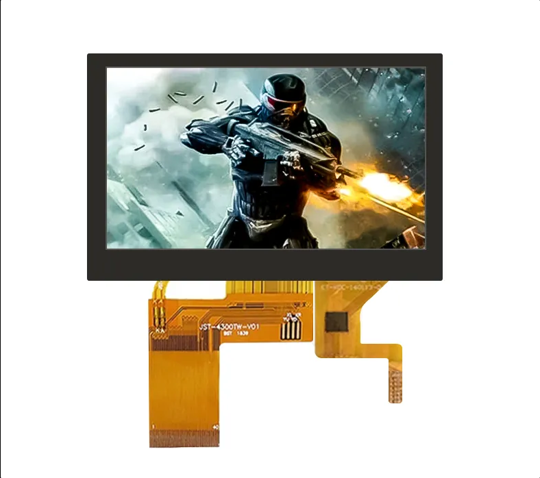 4.3 inch TFT LCD 480×272 resolution RGB interface with CTP(HC043IE50029-D65V.C)