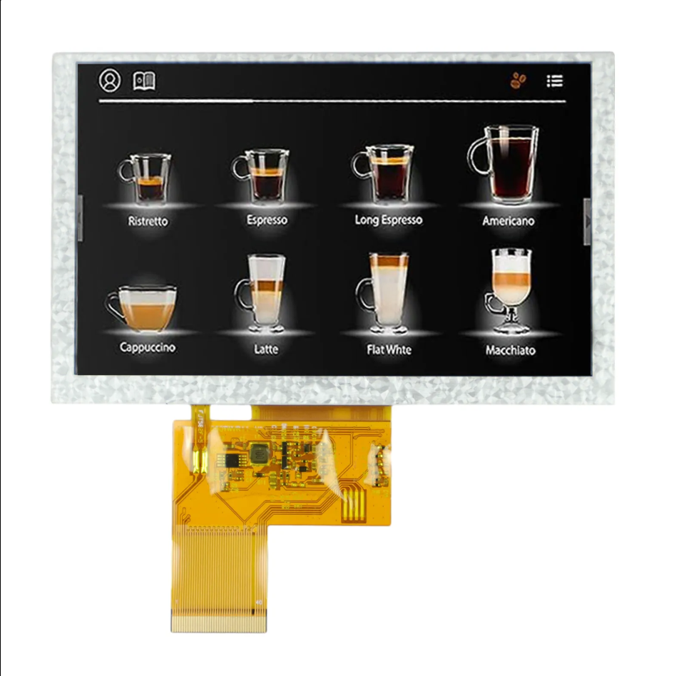 5 Inch TFT LCD TN LCD panel 800 x (RGB) × 480 resolution（HC050TG25031-27V01）