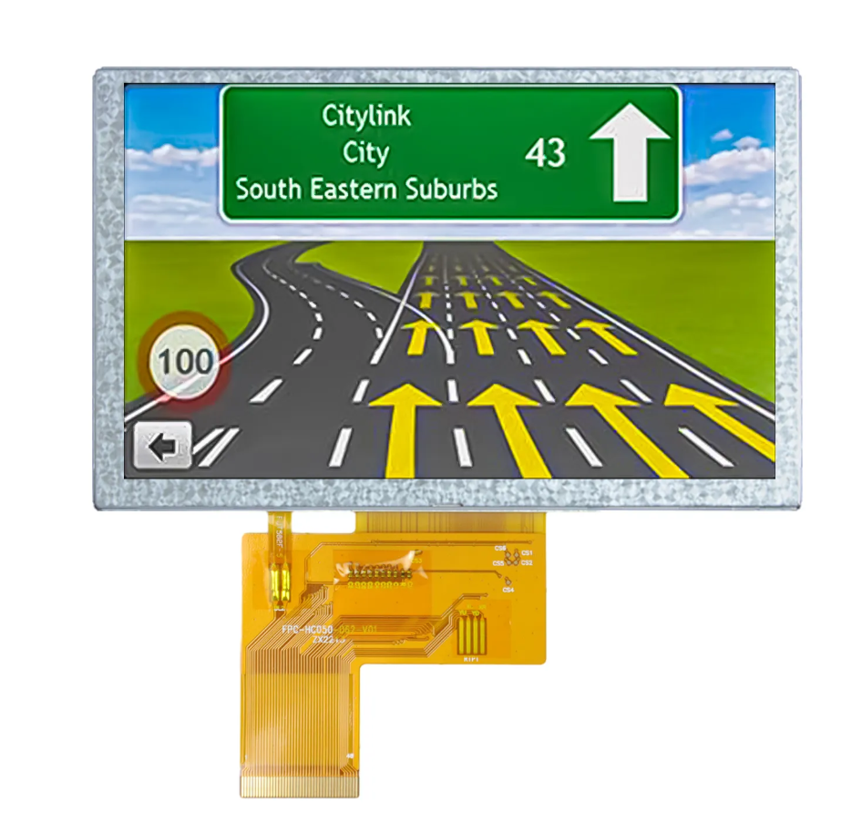 5 inch LCD Display for car 800x480 (HC050IGA5031-B04）