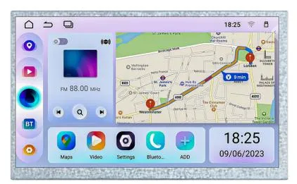 7 inch LCD Display for car 800x480 with wide temperature (HC070IGA0072-F21）