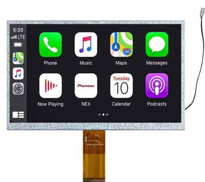 10.1 inch IPS 1024*600 resolution 60PIN LVDS 500nits LCD(HC101IK50045-B74）
