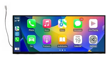 12.3 inch IPS 1920x720 resolution 50PIN LVDS 500nits LCD with CTP (HC123IT50032-E23V.C）