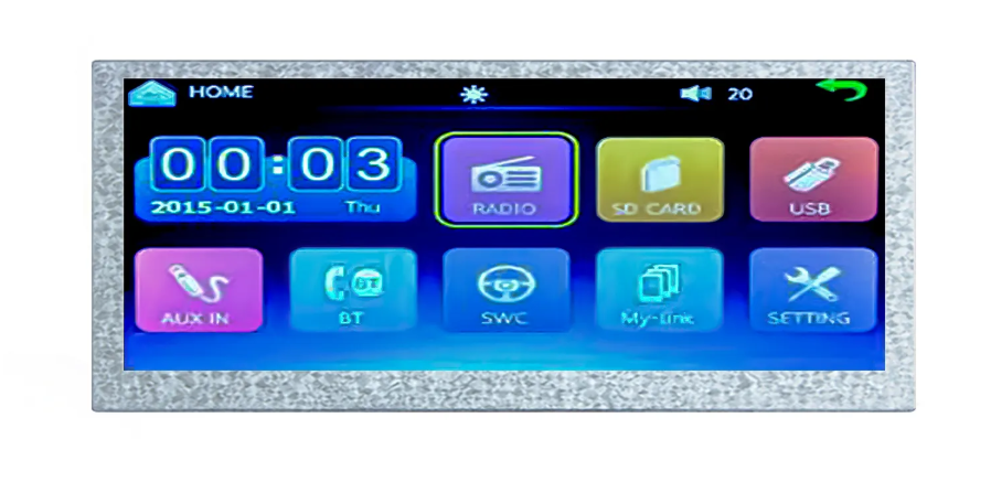 4.1 inch LTPS 1280x640 LCD (HC041IXA5030-F77)