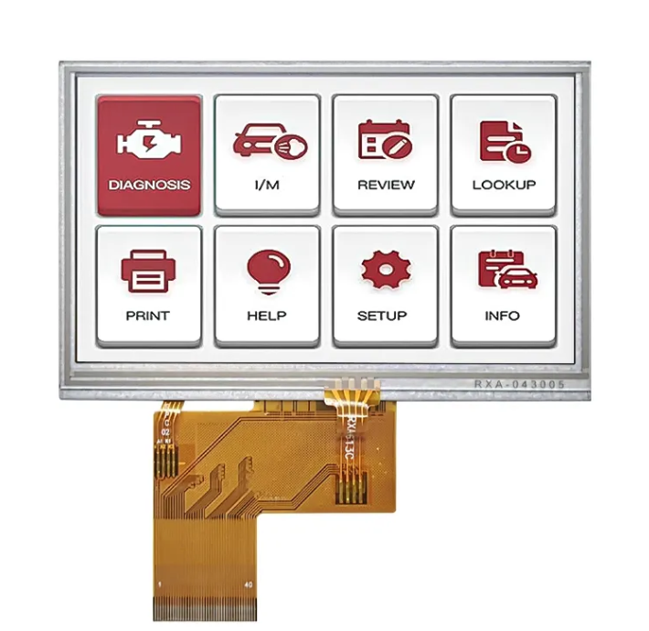 4.3 inch 480x272 TN LCD display (HC043TE40040-A46V.1)