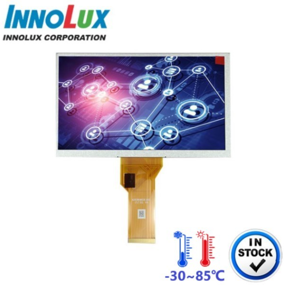 Original INNOLUX 7 inch wide temperature 800x480 high brightness TN LCD panel (AT070TN94)