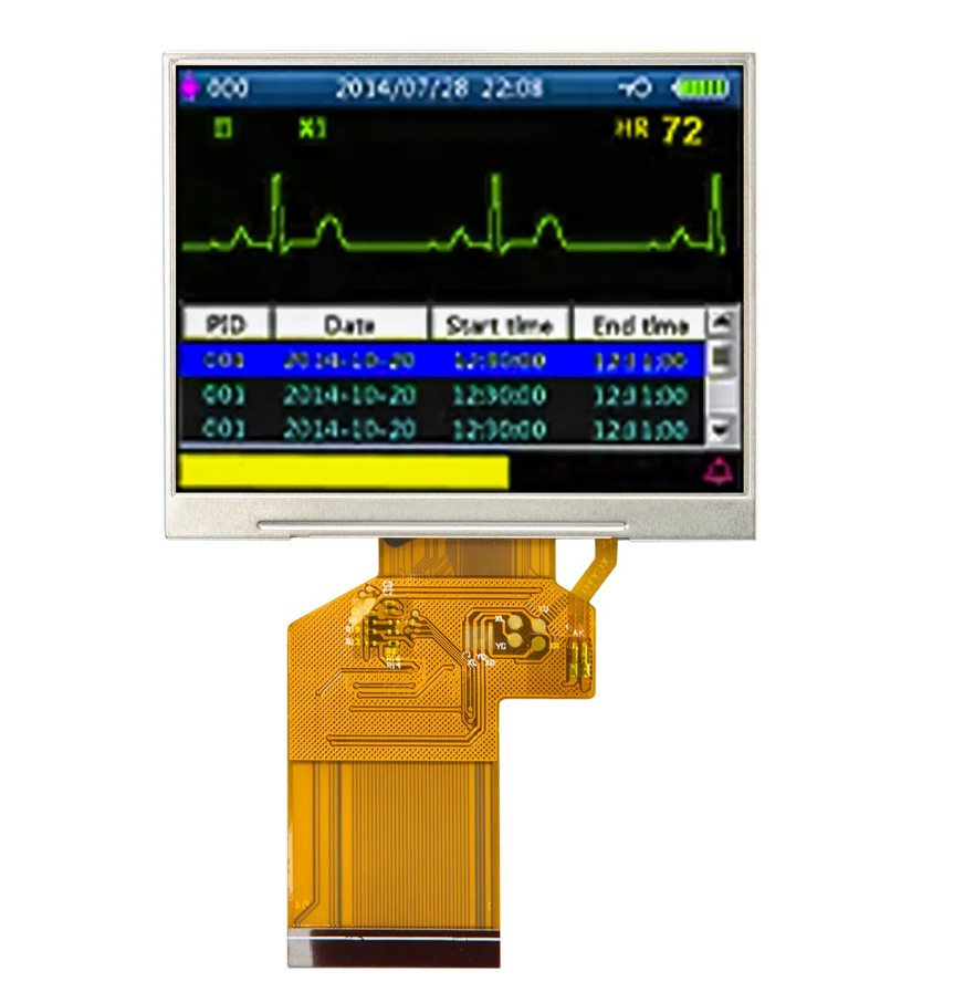 High luminance 3.5 inch TFT LCD touch screen