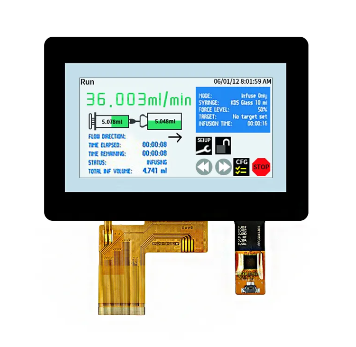 480*272 resolution 4.3 inch with RTP TFT LCD Module 250 nits with RGB interface(HC043TE30029-B03V.C)