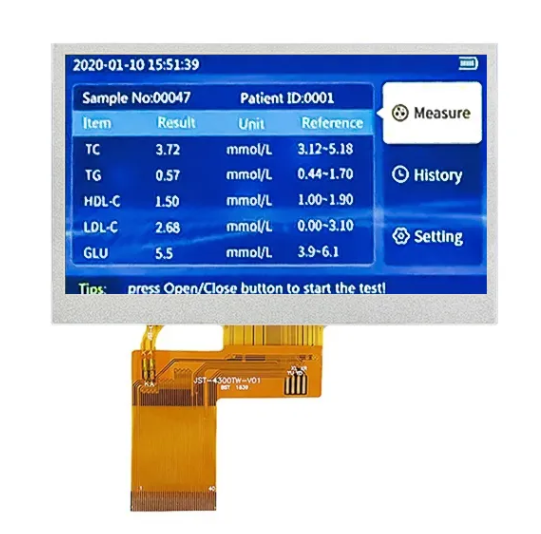 4.3 Inch TFT LCD TN LCD panel 800 x (RGB) × 480 resolution(HC043IG50029-D20)