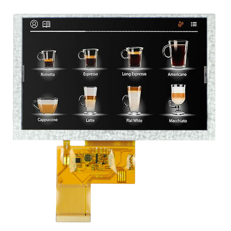 5 Inch TFT LCD TN LCD panel 800 x (RGB) × 480 resolution（HC050TG25031-27V01）