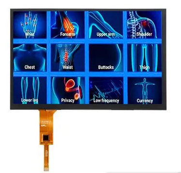 10.1 inch IPS 1280*800 resolution 40PIN LVDS 650nits LCD with CTP (HC101IP65025-A16）
