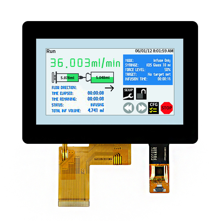 4.3 inch touch screen for syringe-pump (HC043TE50029-B03V.C)