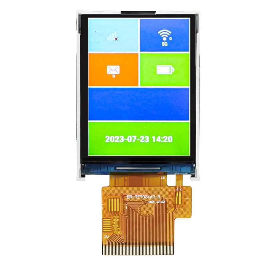 2.4" color TFT LCD module 240*320 Resolution with RGB interface(HC024IC70023-G02)
