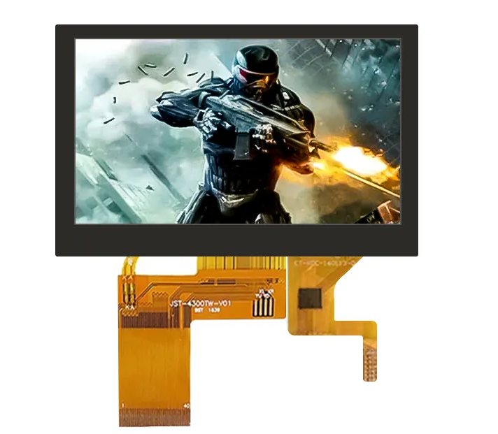 4.3 inch TFT LCD 480×272 resolution RGB interface with CTP(HC043IE50029-D65V.C)