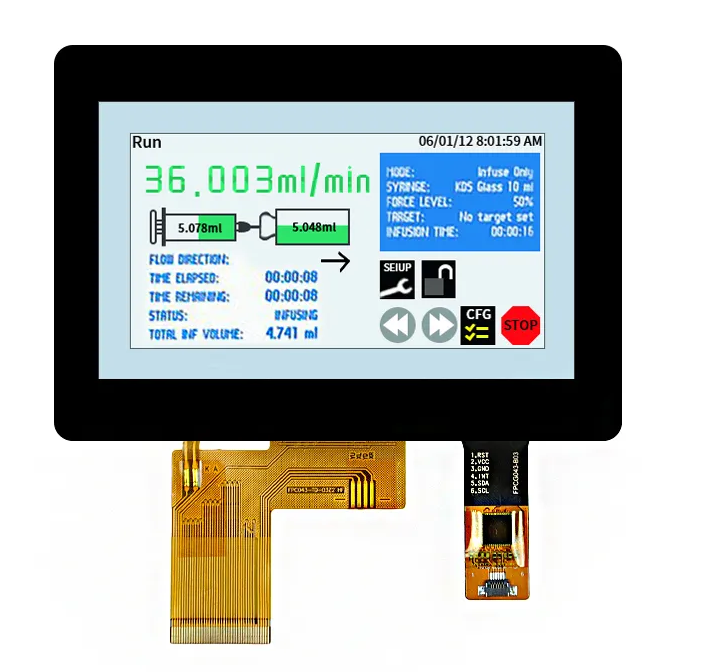 480*272 resolution 4.3 inch with RTP TFT LCD Module 250 nits with RGB interface(HC043TE30029-B03V.C)