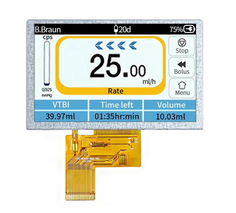 4.3 inch TFT LCD 480×272 resolution RGB interface(HC043TE50029-B03V02)
