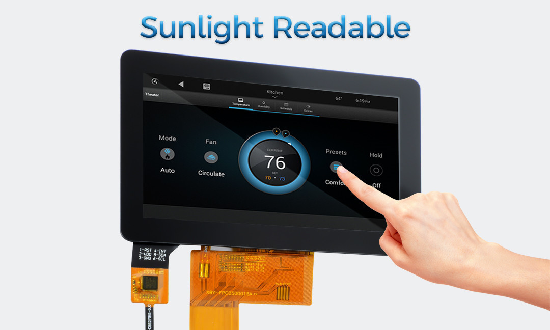 High Brightness LCD Touch Screen