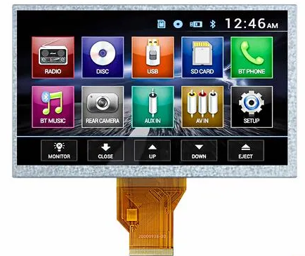 7 inch LCD Display 800x480 250nits (HC070TG25035-B78）