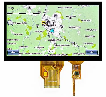 7 inch LCD Display 800x480 250nits with CTP (HC070TG25035-B78V.C）
