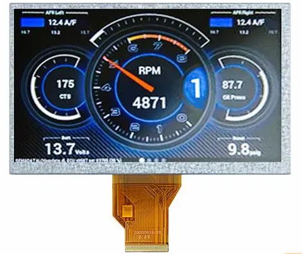 7 inch LCD Display 800x480 250nits (HC070TG25035-A93）