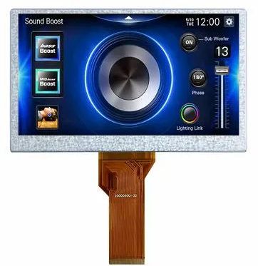 7 inch LCD Display 800x480 250nits for surveillance CCTV system(HC070TG25051-81V01）