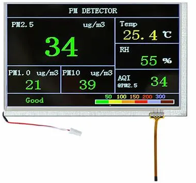 7 inch LCD Display 800x480 500nits with RTP(HC070TG50052-A65V.1）