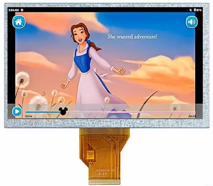7 inch LCD Display 800x480 for agricultural equipment (HC070TG45057-21）
