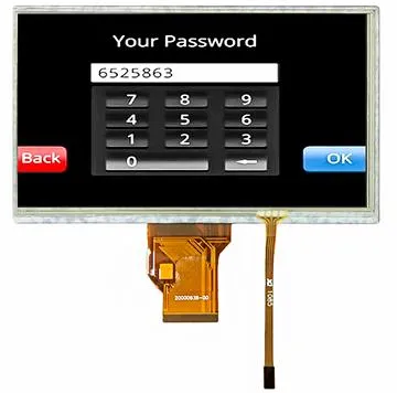 7 inch LCD Display 800x480 with RTP for irrigation system (HC070TG45057-21V.1）
