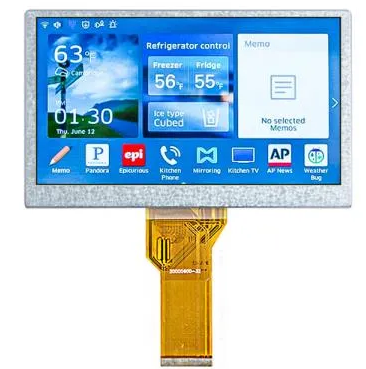 7 inch LCD Display 800x480 450nits (HC070TG45057-22V01）